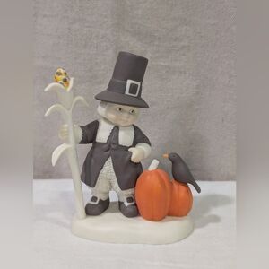 Deptartment 56 Snowbabies "Give Thanks" 69340 Let's Pretend Thanksgiving No Box